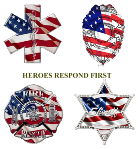 hEROES BADGE COLLAGE FLAG MOTIFV1-72DPI