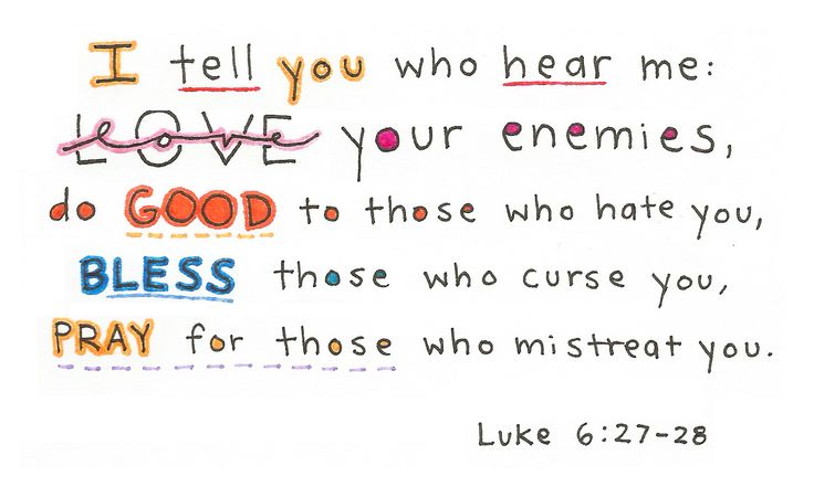Luke 6 27-28
