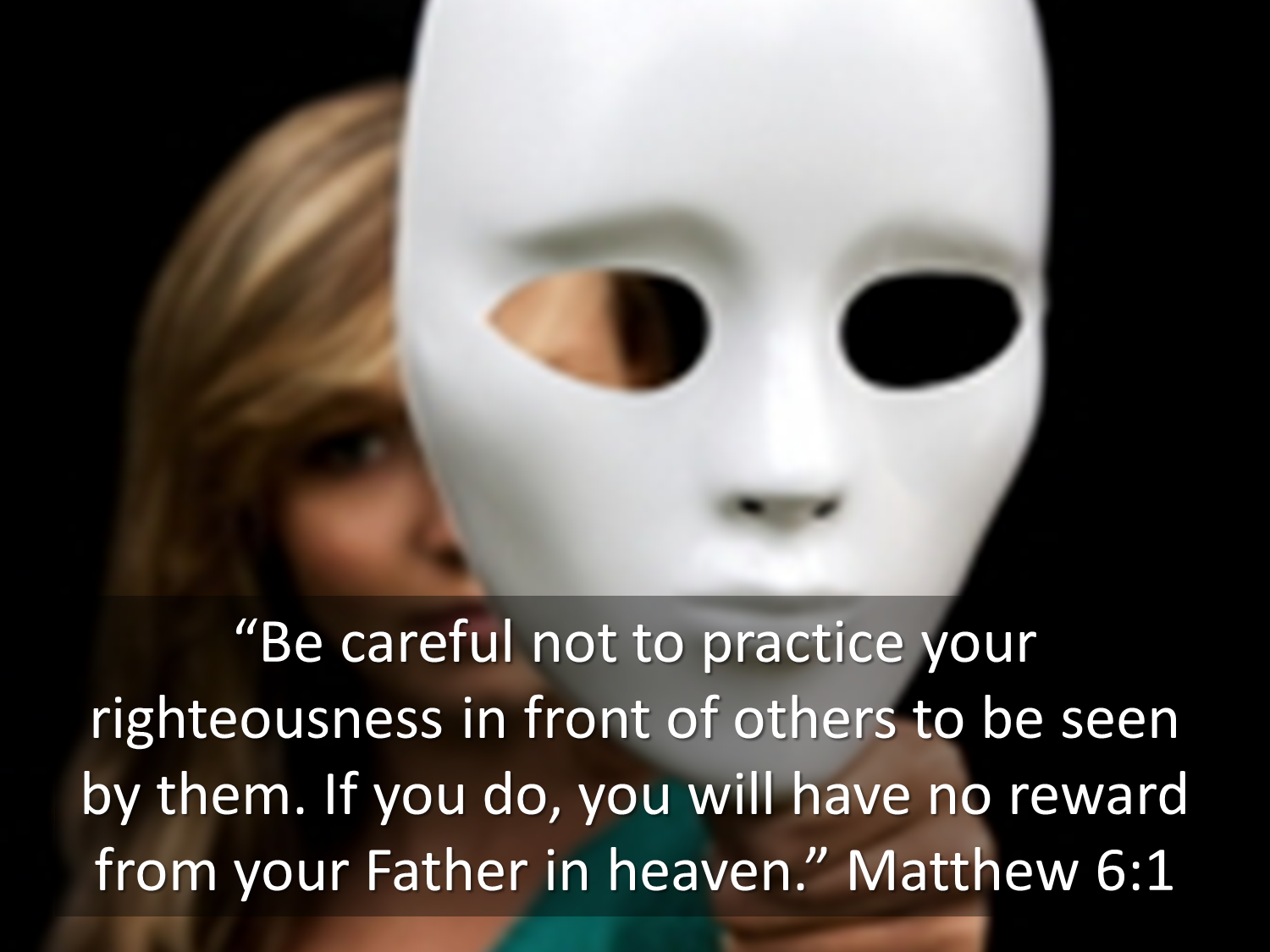 Matthew 6 1
