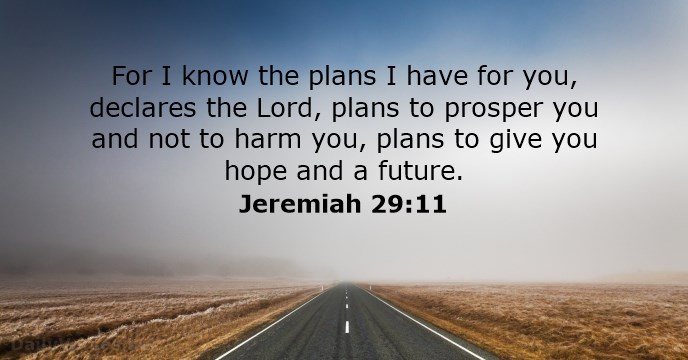 Verse of the Day - Jeremiah 29:11 KJV - Highland Park Baptist Church -  Lenoir City, Tennessee