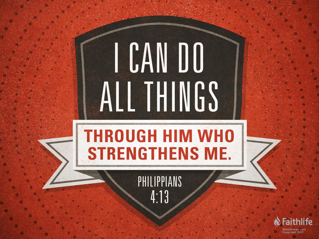 Verse Of The Day Philippians 4 13 KJV Highland Park Baptist Church 