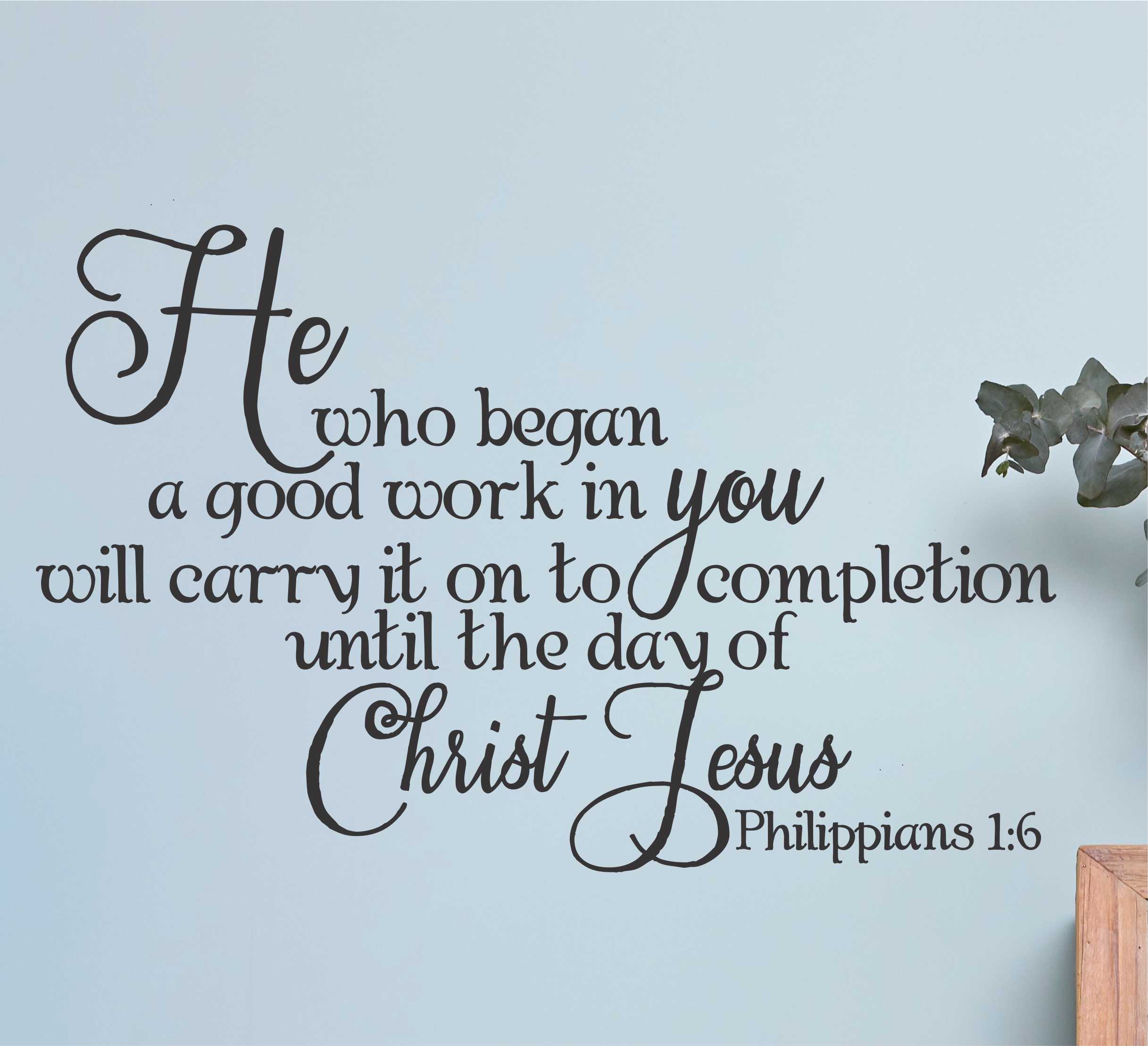 Philippians 1 6 Clip Art