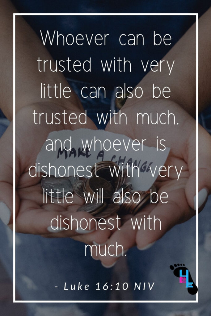 Verse Of The Day Luke 16 10 KJV Highland Park Baptist Church 