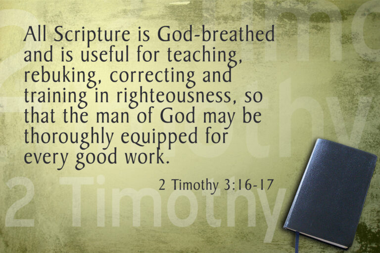 Verse of the day - 2 Timothy 3:16-17 KJV - Highland Park Baptist Church ...