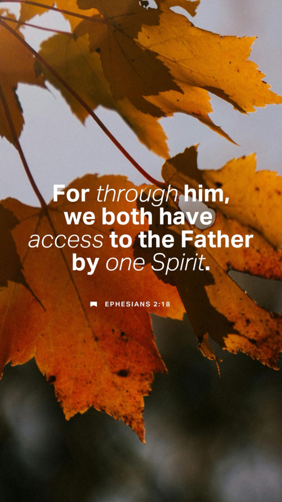 Verse of the Day - Ephesians 2:18 - Highland Park Baptist Church ...